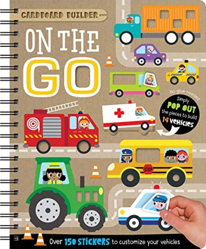

Cardboard Builder On The Go By Bishop, Patrick - Barker, Scott - Ideas, Make Believe Hardcover
