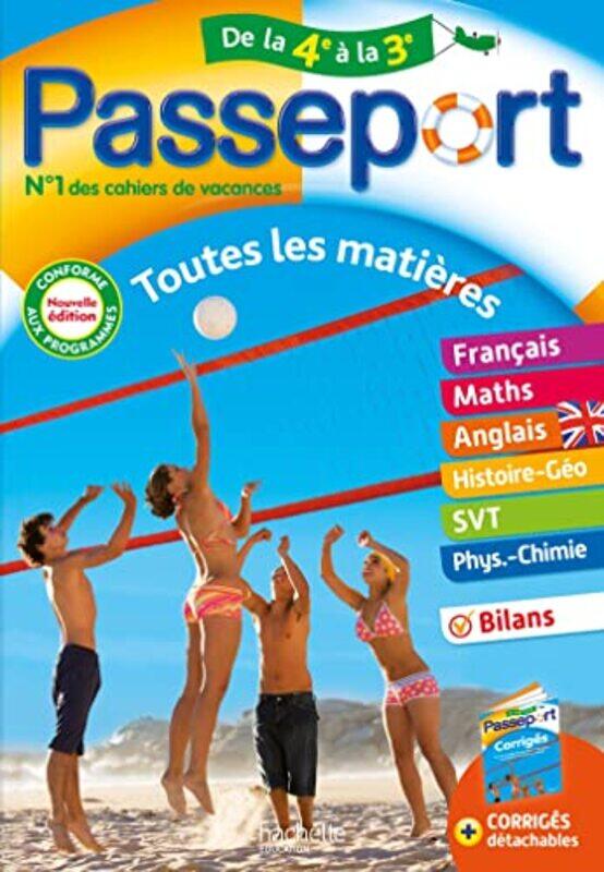 

Passeport Toutes Les Matieres De La 4E A La 3E Cahier De Vacances 2023 By BONNET/OTTEVAERE Paperback