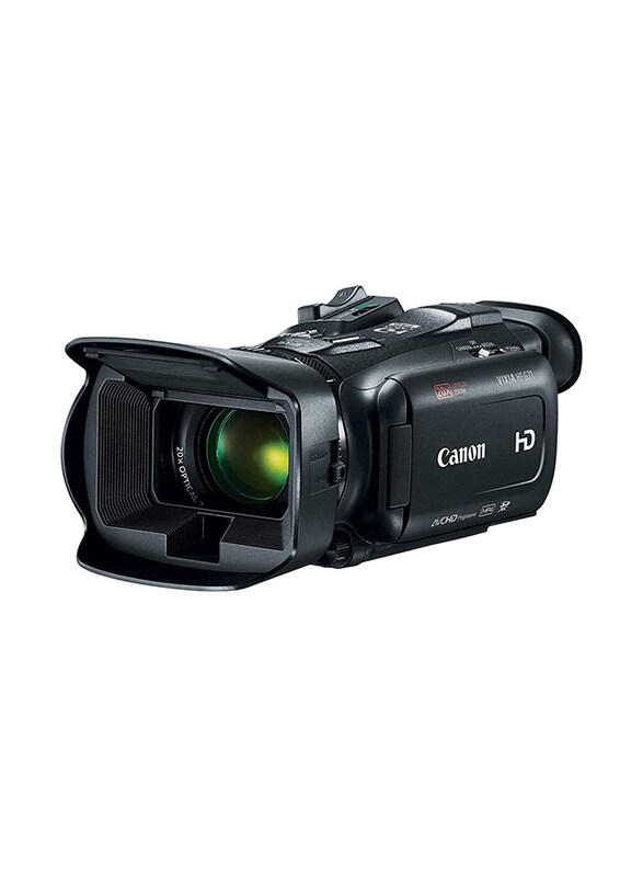 

Canon Flash Memory 4k Resolution, 20x Optical Zoom & 3-inch Screen Camcorder, Black