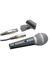 Audio-Technica ATR1500x ATR Series Unidirectional Dynamic Microphone, Black