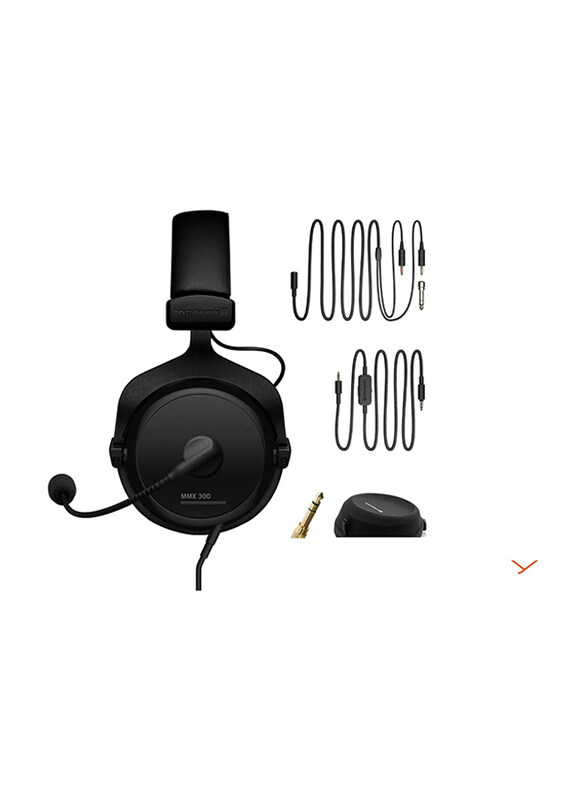 

Beyerdynamic MMX 300 Premium Wired Over-Ear Gaming Headset, Black