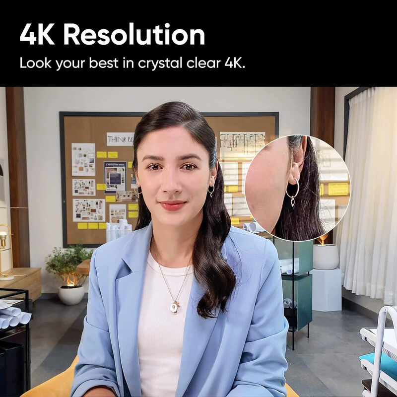 Insta360 Link AI-Powered 4K Webcam, Black