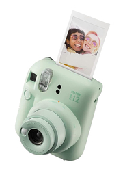 FujiFilm Instax Mini 12 Instant Camera with 2 Pack Film, 25.1MP, Mint Green