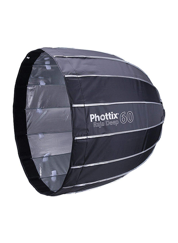 Phottix Raja Deep Quick-Folding Softbox, 60cm, Black