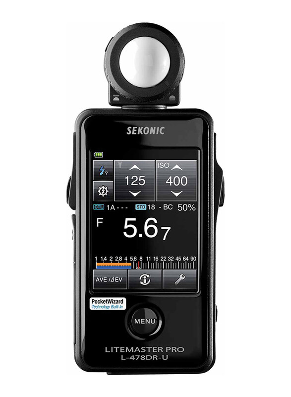 

Generic Sekonic L-478DR-U LiteMaster Pro for PocketWizard System Light Meter, Black