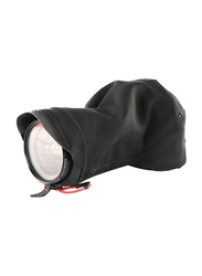 Peak Design Black Shell Medium Form-Fitting Rain and Dust Cover for All Cameras, Black