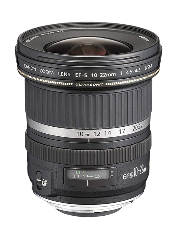 Canon EF-S 10-22mm F/3.5-4.5 USM Ultra Wide-Angle Lens for Canon Camera, Black