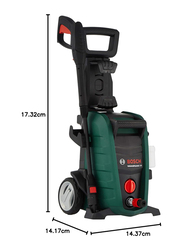 Bosch Universal Aquatak 125 High-Pressure Washer, Black/Green