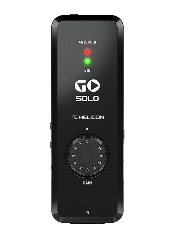 

TC Helicon Go Solo High-Definition Audio/MIDI Interface for Mobile Devices, Blacks