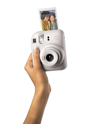 Fujifilm Instax Mini 12 Instant Camera, 25.1MP, Clay White