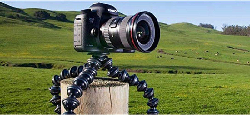 Joby GorillaPod 3K Flexible Tripod Stand for Pro Grade DSLR Cameras, JB01510, Black