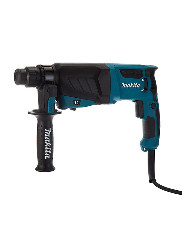 

Makita Electric 800W Rotary Hammer Drill, 26mm 2800RPM, HR2630, Teal/Black