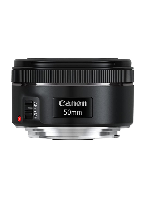 Canon EF 50mm f/1.8 STM Lens for All Canon DSLR Cameras, Black