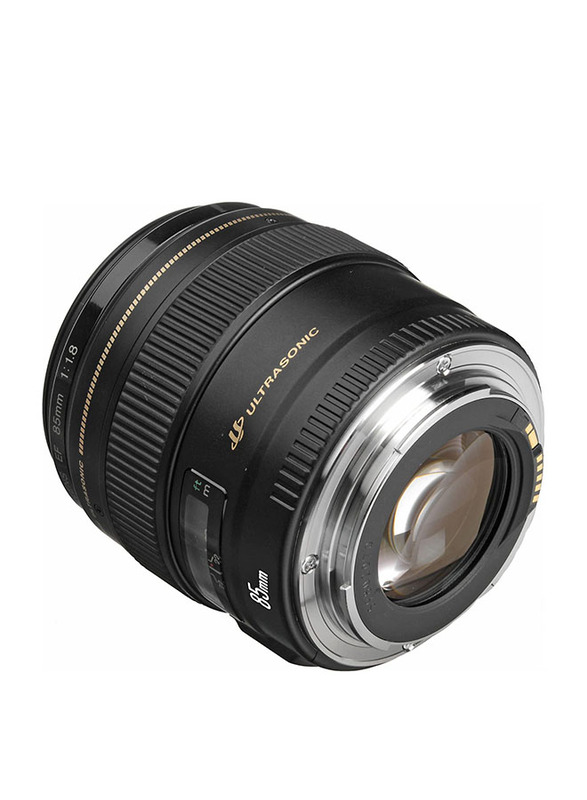 Canon EF 85mm f/1.8 USM Short-Telephoto Lens for All Canon DSLR Cameras, Black