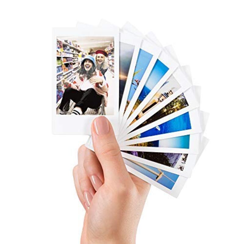 Fujifilm Instant Film Sheets for Fujifilm Instax Mini 8/7S, 20 Sheets, White