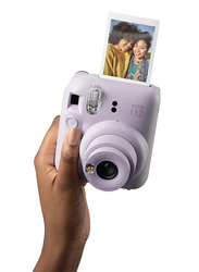 FujiFilm Instax Mini 12 Instant Camera with 2 Pack Film, 25.1MP, Lilac Purple
