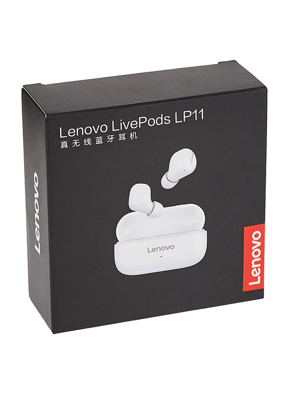 Lenovo LP11 Wireless In-Ear Noise Cancelling Headphones, Black