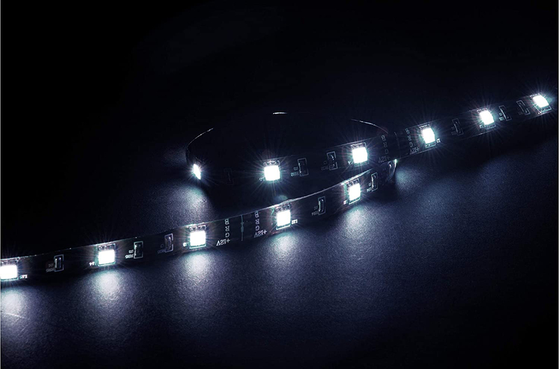 أكاسا فيغاس MBW شريط إضاءة LED مغناطيسي ، مع 10 قطع آمنة ، 50 سم ، أبيض