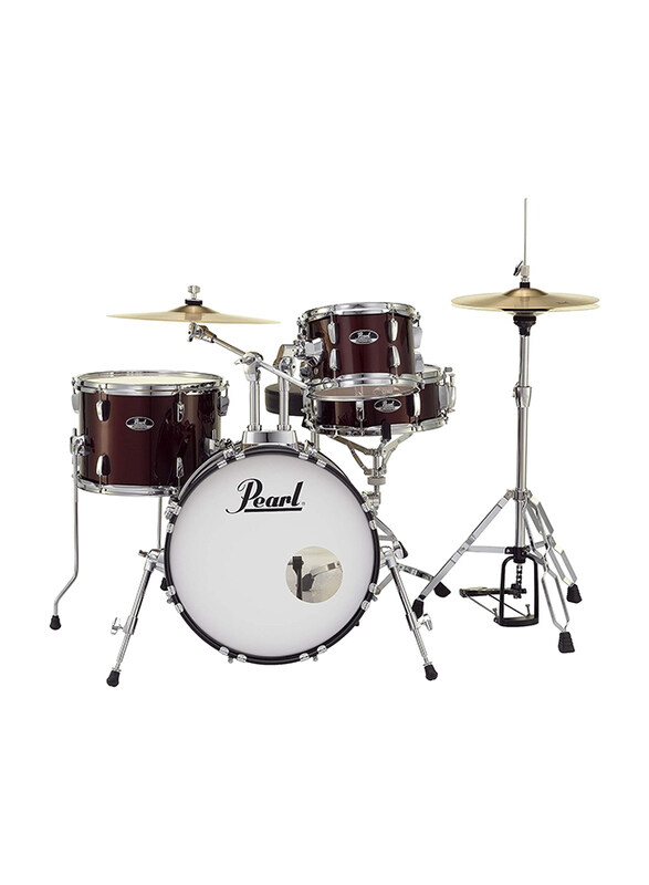 

Pearl RS584C/C91 Roadshow Drum Set, 4 Piece, Wine Red