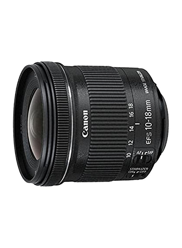 

Canon EF-S 10-18mm f/4.5-5.6 IS STM Ultra-Wide Zoom Lens for Canon Camera, Black