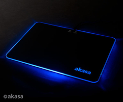 لوحة ماوس الألعاب فيجاس X9 LED RGB من أكاسيا ، أسود