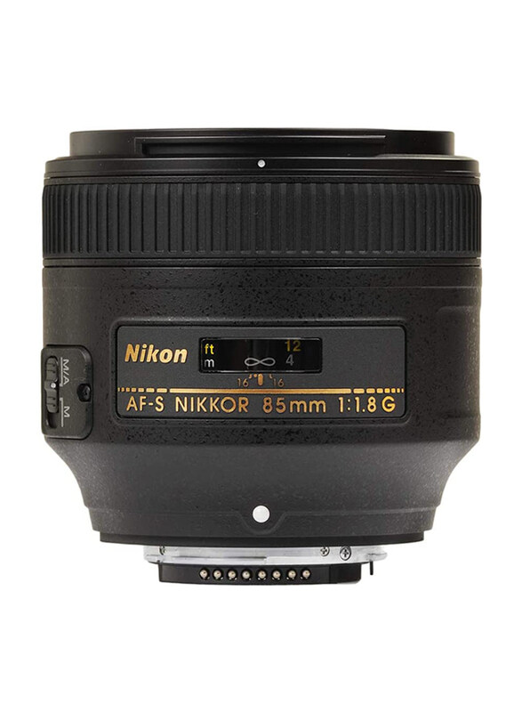 

Nikon AF-S Nikkor 85mm f/1.8 G Lens, Black