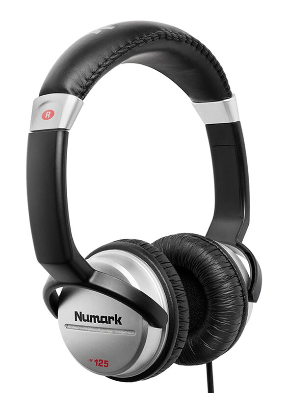 

Numark HF125 Wired Over-Ear Professional DJ Headphones, Black/Silver