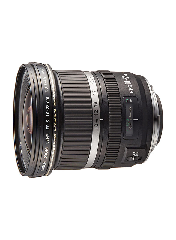 

Canon EF-S 10-22mm f/3.5-4.5 USM SLR Lens for EOS Digital SLRS Camera, Black