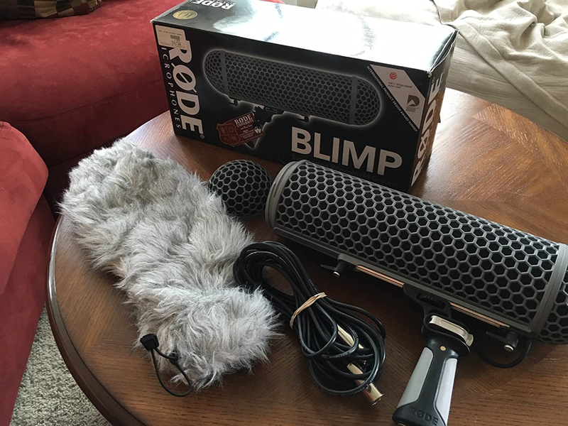 Rode Blimp Windshield and Shock Mount Suspension System for Shotgun Microphones, Grey