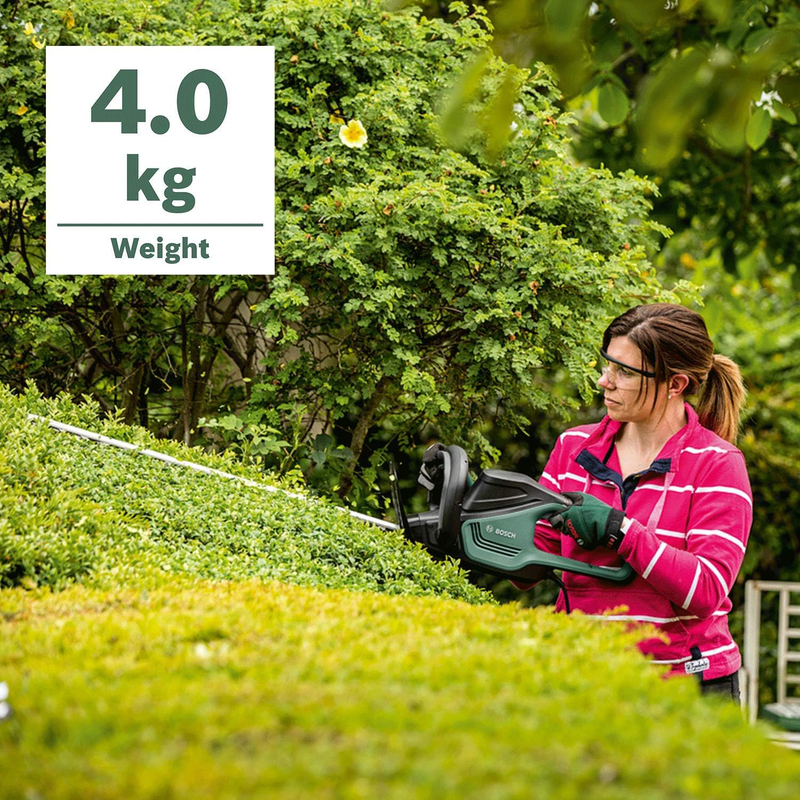 Bosch Advanced Hedge Cut 70 Hedge Trimmer, 500W, 70cm Blade, 34mm Tooth Opening, Green/Black