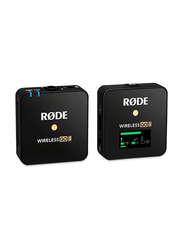 Rode Wireless Go Ii Single Ultra-Compact Dual-Channel Wireless Microphone System Set, Black