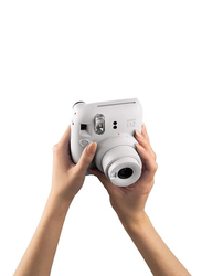 FujiFilm Instax Mini 12 Instant Camera with 1 Pack Film, 25.1MP, Clay White