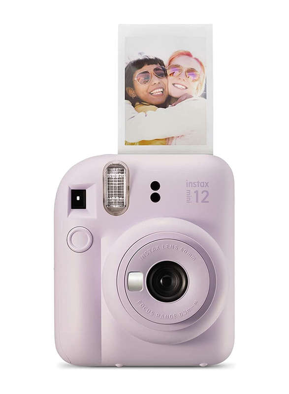 FujiFilm Instax Mini 12 Instant Camera with 2 Pack Film, 25.1MP, Lilac Purple