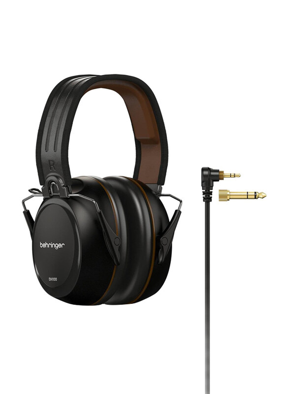 

Behringer Wired Over-Ear Professional Drummer Headphones, DH100, Black