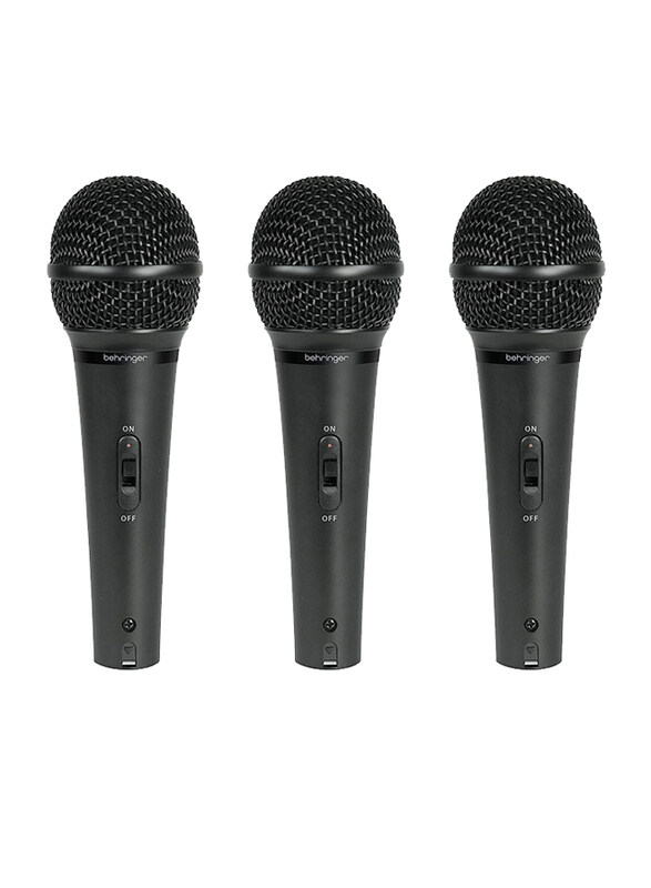 

Behringer Xm1800S Ultravoice Dynamic Microphone, 3 Pieces, Black