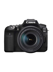 Canon 90D Digital DSLR Camera with 18-135 IS USM Lens, 32.5 MP, 3616C016, Black
