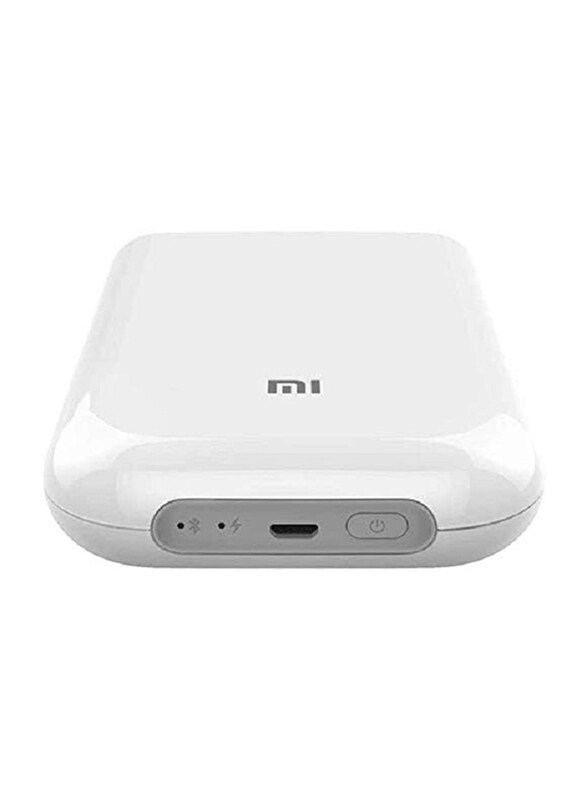 

Xiaomi 300dpi Pocket Mini AR Portable Photo Printer With DIY Share 500 mAh Image Zinc Paper Printe, White