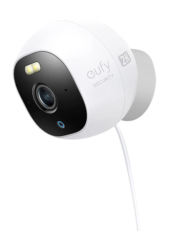 

Eufy Security Solo Outdoor All-in-One Outdoor Security Camera with 2K, White