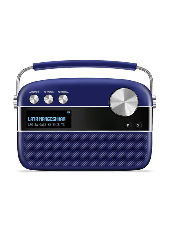 Saregama Carvaan Premium Portable Digital Music Player, Royal Blue