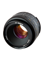 Nikon AF Nikkor 50mm f/1.8D Lens for Nikon DSLR Cameras, Black