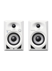 Pioneer DM-40BT-W Bluetooth Studio DJ Monitors, White