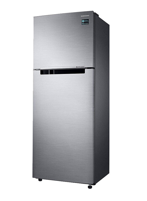 

Samsung Double Door Refrigerator with Twin Cooling and One Top Compartment, 420L, RT42K5030S8, Silver