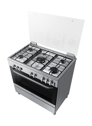 Samsung 5-Burners Free Standing Gas Cooking Range with 89L Oven, NX36BG48531SSG, Silver