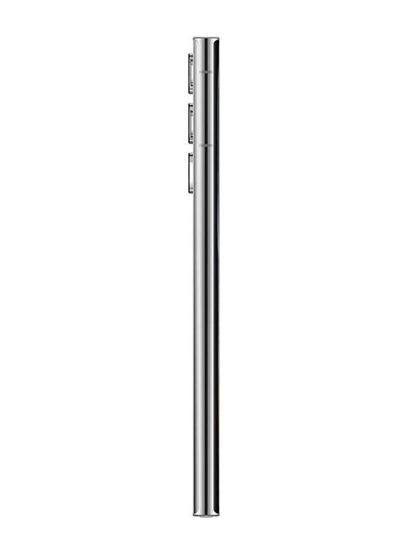 Samsung Galaxy S22 Ultra 128GB Phantom White, 8GB RAM, 5G, Dual SIM Smartphone, Middle East Version