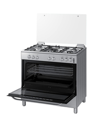 Samsung 5-Burners Free Standing Gas Cooking Range with 89L Oven, NX36BG48531SSG, Silver