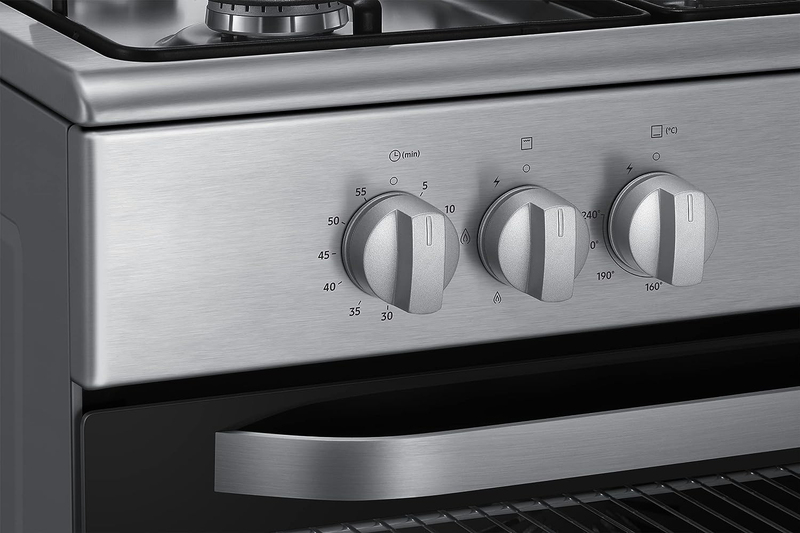 Samsung 5-Burners Free Standing Gas Cooking Range with 89L Oven, NX36BG48531SSG, Silver