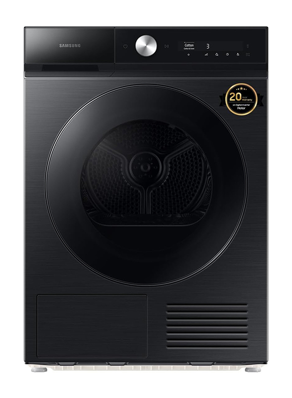 Samsung 9Kg Front Load Dryer with A+++ Energy Efficiency and AI Dry, DV90BB9440GBGU, Black