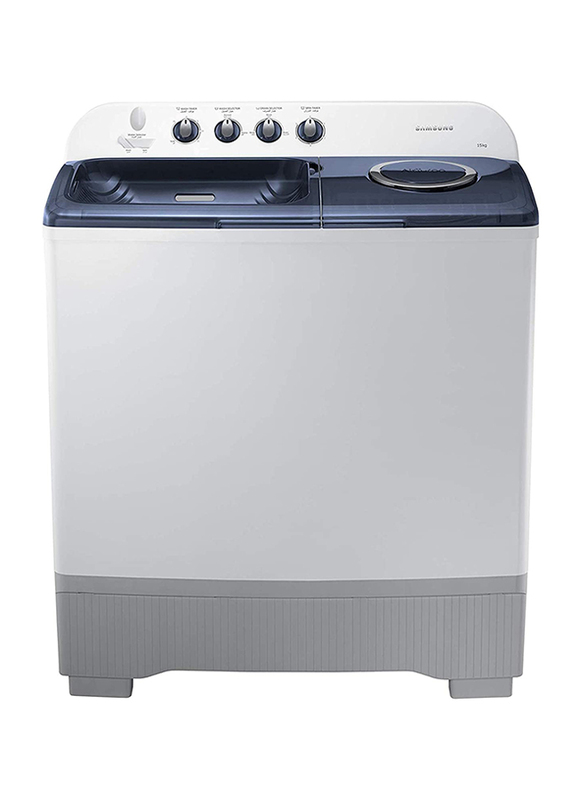 Samsung Top Load Washing Machine, WT15K5200MB, 15 Kg, Grey/White