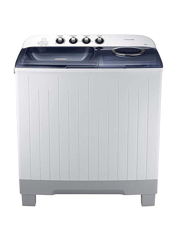 Samsung Top Load Semi Automatic Washing Machine, 12 Kg, WT12J4200MB/GU, White