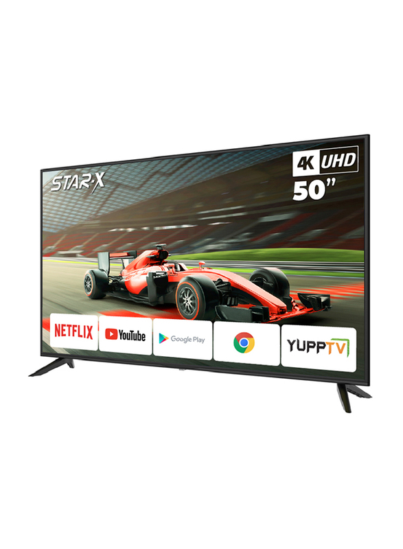 Star X 50-Inch 4K Ultra HD LED Smart TV with Built in Receiver, 50UH640V, Black